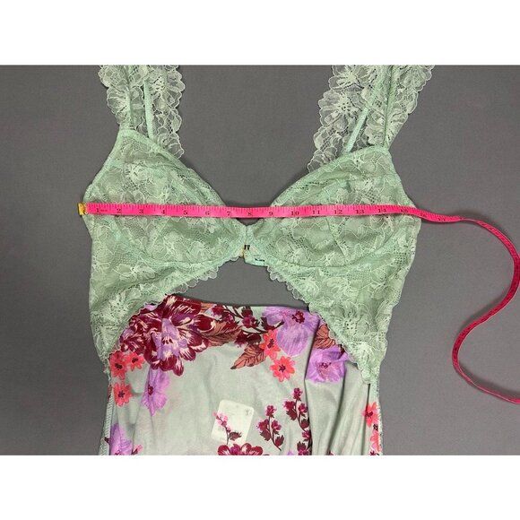 NWT x Intimately FP Suddenly Fine Maxi Slip Dress Sage Combo XL Brit Eady’s dres - Picture 14 of 14